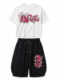 Dragon in bloom Bundel T-shirt & Short